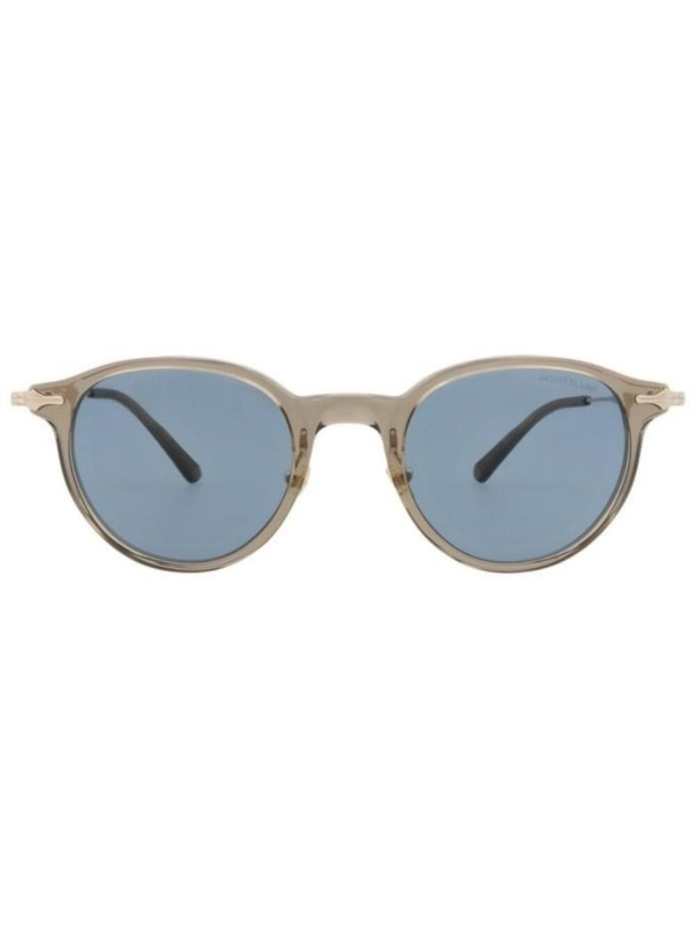 New Montblanc Mens Round/Oval Brown Gold Blue Fashion Designer Sunglasses